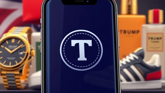 TRUMP token used for purchasing official merchandise like watches and sneakers