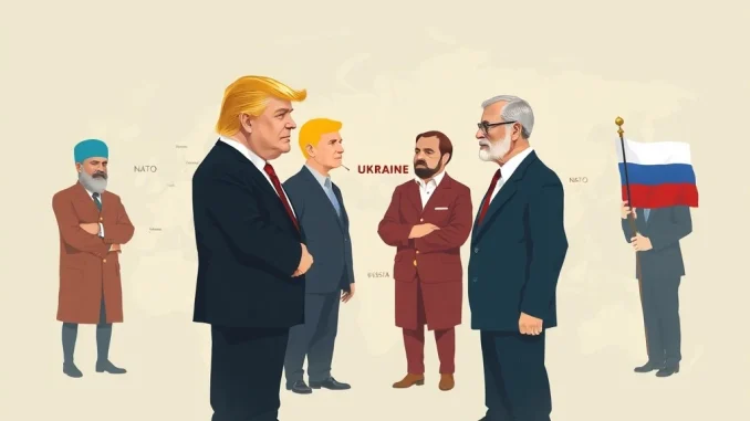 Donald Trump discusses the future of the Ukraine War with leaders, emphasizing geopolitical stability and NATO's role.