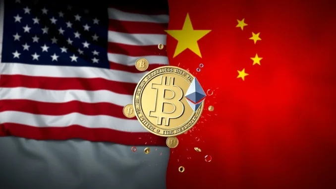 Trump warns about China dominating the cryptocurrency industry if the U.S. doesn't act.