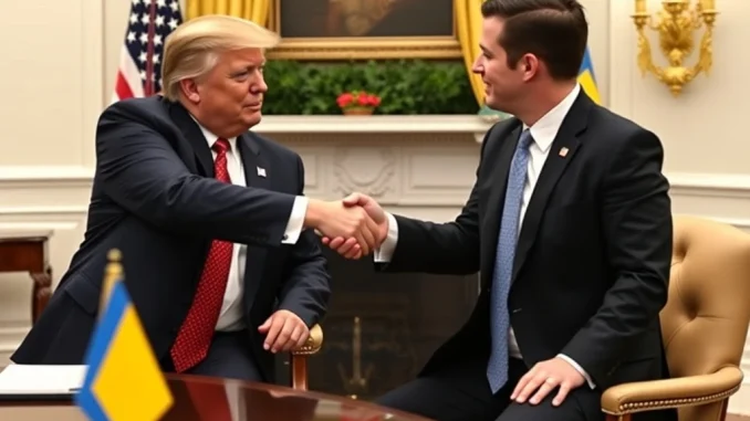 President Trump and President Zelensky engage in crucial White House talks, shaping US Ukraine relations.