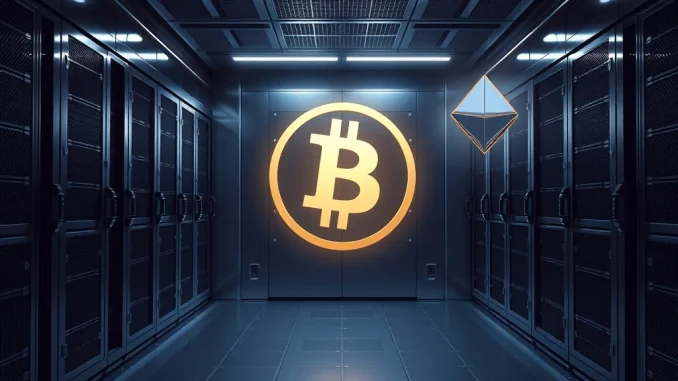 Upbit Custody platform securing institutional digital assets with advanced security measures.