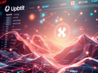 Upbit exchange interface showing secure USDT deposits and withdrawals on the Kaia network, enhancing crypto accessibility.