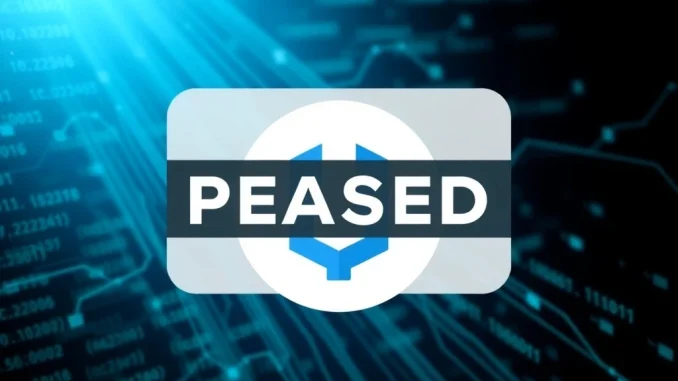 Upbit crypto exchange platform displays a warning for SWELL deposit and withdrawal suspension due to an upcoming Swell Network hard fork.