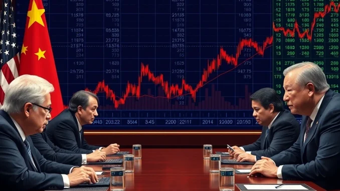 U.S.-China Trade Talks Extend Beyond Deadline, Sparking Market Volatility and Crypto Uncertainty U.S.-China trade talks fueling market volatility and cryptocurrency fluctuations