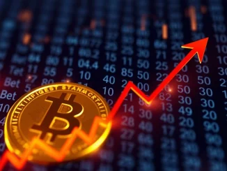 U.S. stock market and cryptocurrency growth correlation visualized