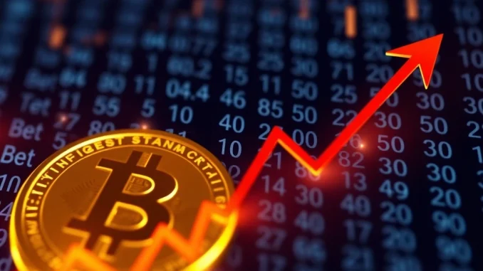 U.S. stock market and cryptocurrency growth correlation visualized