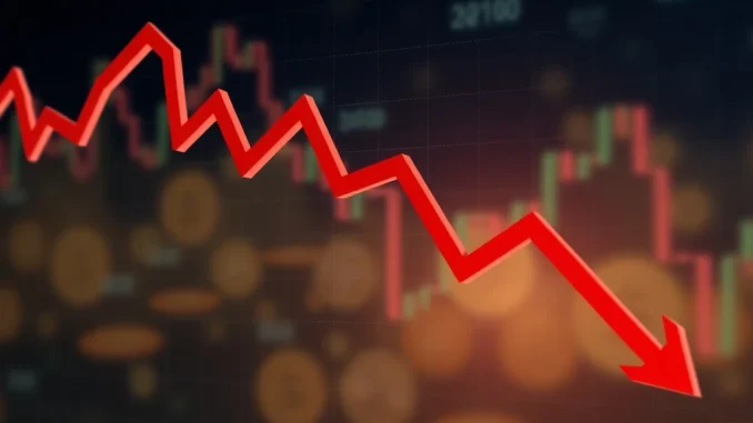 Urgent: US Stock Markets Open Lower, Signaling Potential Volatility A chart illustrating US stock markets opening lower, reflecting the current market downturn and investor sentiment.