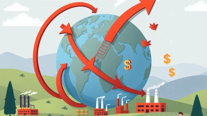 Visualizing the far-reaching impact of US Trade Policy and tariffs on global supply chains and consumer prices.