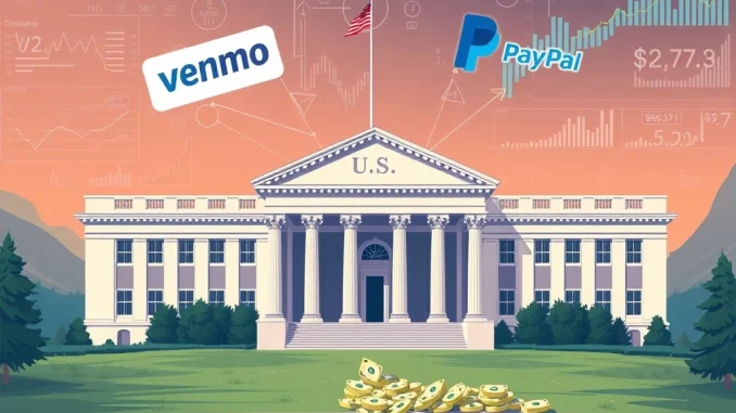 US Treasury debt donations via PayPal and Venmo, symbolizing modern civic participation.