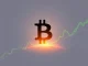 USBC logo prominently featuring a Bitcoin symbol, signifying the company's new Bitcoin investment strategy and strategic corporate direction.