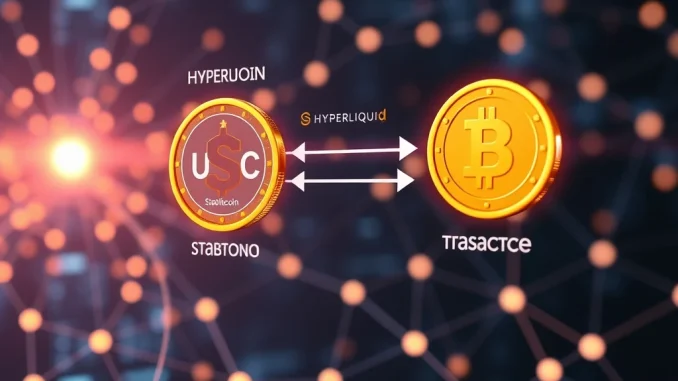 USDC stablecoin integration on Hyperliquid boosting DeFi interoperability