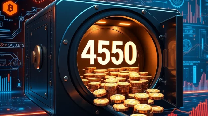 A large influx of USDC minted digital coins flowing into a crypto market, symbolizing increased stablecoin liquidity.