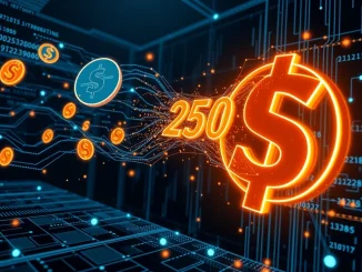 Visualizing 250 million USDC minted, showing a significant boost in crypto liquidity and stablecoin market activity.