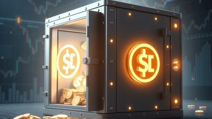 Illustrates a massive 552 million **USDC minted** event, symbolizing a significant increase in **stablecoin supply** and its impact on the digital economy.