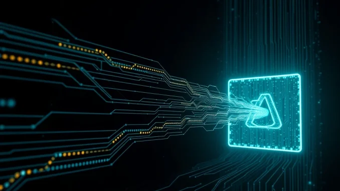 Visualizing a significant USDT transfer from Aave, highlighting the impact of a large whale transaction on the cryptocurrency market.