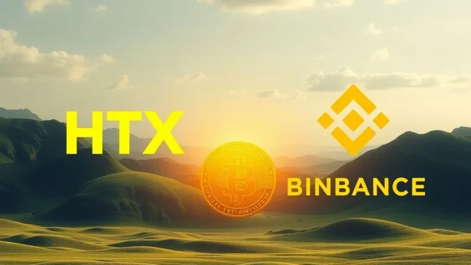 Visual representation of a large USDT transfer, symbolizing $200 million moving between HTX and Binance, highlighting exchange liquidity.