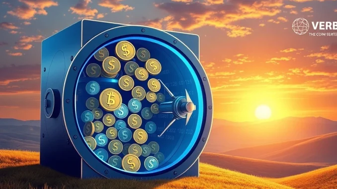 Visualizing Verb Technology's substantial $780M crypto treasury, highlighting their significant Toncoin holdings and financial strength.