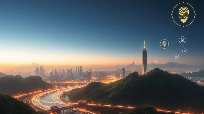 Vietnam Blockchain: Unlocking a Digital Future with NDAChain's 3600 TPS and Integrated Digital ID A digital representation of Vietnam's national blockchain, NDAChain, illustrating its role in powering digital ID and Web3 adoption.