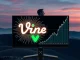A chart showing an explosive VINE token surge, driven by Elon Musk's AI Vine reboot announcement on X.