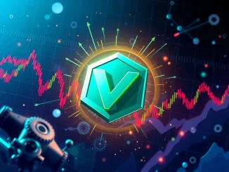A chart illustrating extreme VOXEL price volatility, showing a dramatic drop followed by a strong rebound, reflecting the dynamic cryptocurrency market.