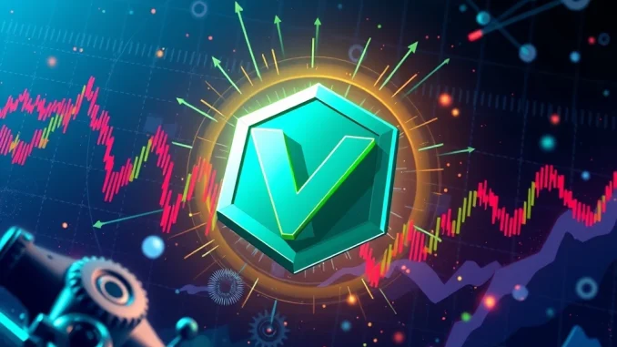 A chart illustrating extreme VOXEL price volatility, showing a dramatic drop followed by a strong rebound, reflecting the dynamic cryptocurrency market.