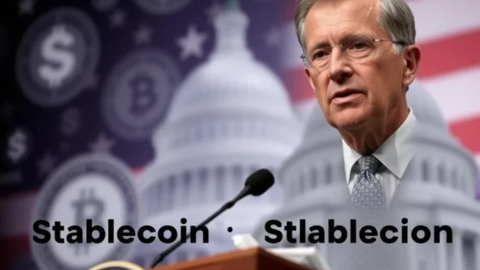 Stablecoin Regulation: Fed Governor Waller Hails GENIUS Act as Crucial Starting Point Fed Governor Christopher Waller discussing the importance of stablecoin regulation and the GENIUS Act for the future of digital finance.