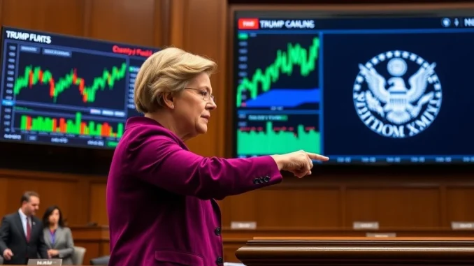 Senator Warren demands OCC probe into Trump family's stablecoin conflict of interest