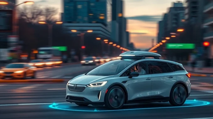 A Waymo self-driving car on a city street, symbolizing the positive outcome of the NHTSA Waymo self-driving probe.