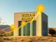 Wells Fargo building with digital Bitcoin symbols, representing the bank's significant Wells Fargo IBIT holdings and institutional crypto adoption.