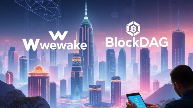WeWake and BlockDAG crypto presales achieving massive fundraising milestones in blockchain innovation
