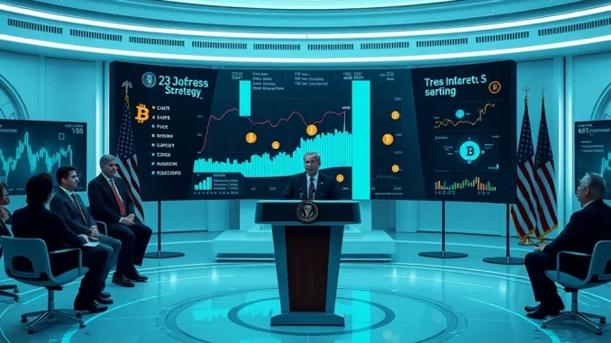 White House officials discussing Bitcoin and digital asset strategy