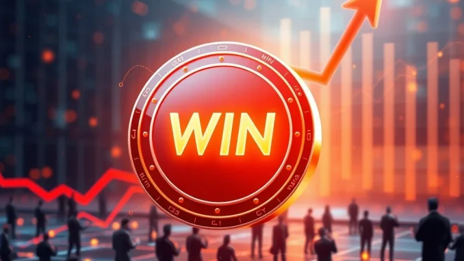 WIN token surges amid strategic expansion and community growth in decentralized finance.