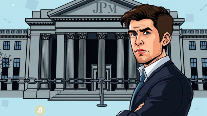 Tyler Winklevoss accuses JPMorgan of a retaliatory banking halt against Gemini, highlighting a crucial Winklevoss JPMorgan crypto banking dispute.