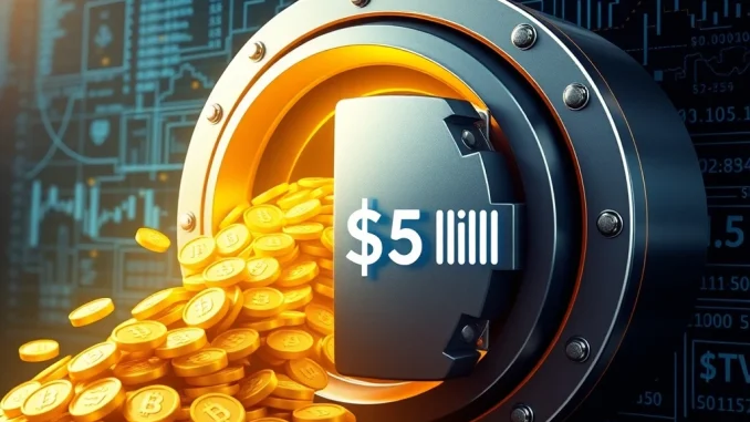WLFI Token Lockup: World Liberty Financial Secures Staggering $1.5 Billion in Strategic Move Depicts a secure digital lock holding a vast amount of WLFI tokens, representing the $1.5 billion WLFI token lockup by World Liberty Financial.