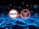 A visual representation of the WLFI and Vaulta partnership, highlighting their strategic alliance to expand DeFi infrastructure with the A token acquisition.