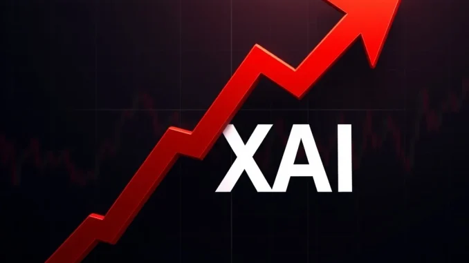 XAI Plummets 160.97% in 24 Hours: What’s Behind the Sharp Correction? XAI cryptocurrency price drop shown on a downward trend graph
