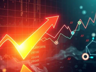 A chart showing Stellar Lumens (XLM) price volatility with signs of a potential rebound, highlighting strong network activity.