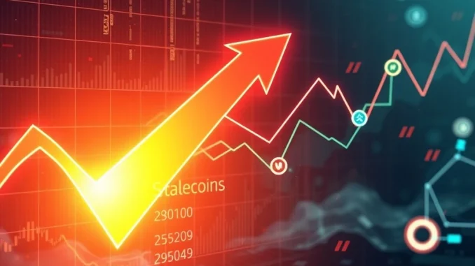 A chart showing Stellar Lumens (XLM) price volatility with signs of a potential rebound, highlighting strong network activity.