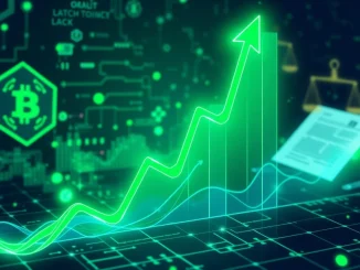 An XRP bull flag pattern on a cryptocurrency chart, symbolizing potential price surge and regulatory clarity driving market growth.