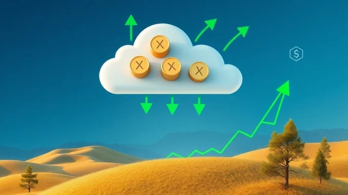 XRP cloud mining platform generating daily passive income, illustrating new crypto earnings opportunities.