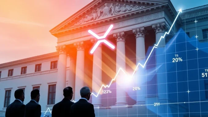 XRP ETF Approval: SEC Decision Ignites Hope for $6 Price Target A vibrant chart showing an upward trend for XRP, symbolizing the potential market impact of an XRP ETF approval by the SEC.