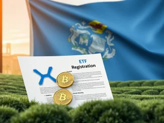 21Shares XRP ETF registration documents in Delaware, symbolizing a new digital asset ETF investment opportunity.