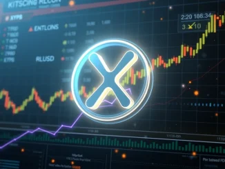 Visualizing XRP price resilience and future growth potential, driven by institutional ETFs and the RLUSD stablecoin, amidst market optimism.