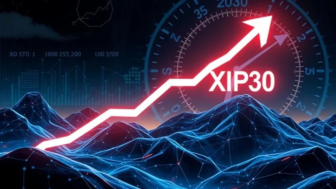 Visualizing massive growth potential for XRP holders by 2030, emphasizing a strategic long-term crypto investment approach.