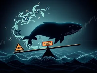 A crypto whale's large XRP leveraged position highlights the extreme liquidation risk in volatile markets.
