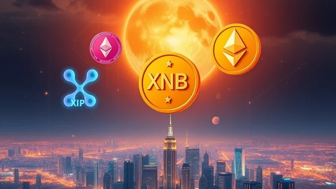 2025 crypto market trends with XRP, BNB, and DeFi growth highlighted