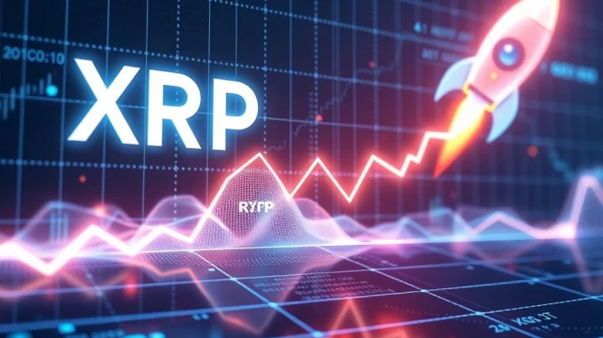 XRP News: Analyst Predicts Token is 'About to Explode' – 1000 XRP Holders in Prime Position XRP price surge prediction with glowing rocket and digital graph