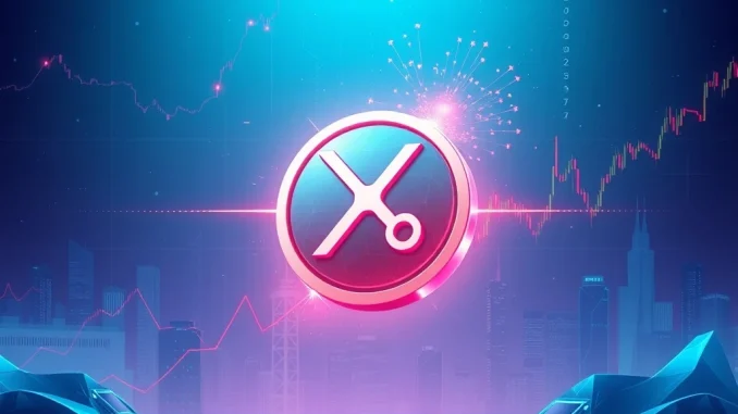 XRP News: Bullish Breakout Imminent as XRP Nears Critical Resistance XRP coin breaking through resistance with bullish charts in the background