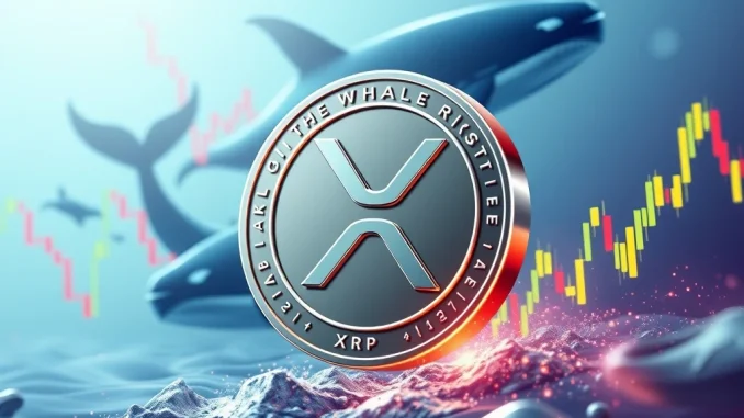 XRP News Today: Bullish Hopes Alive as XRP Retests Key Support After 11% Drop XRP price chart with whale activity highlighting market trends