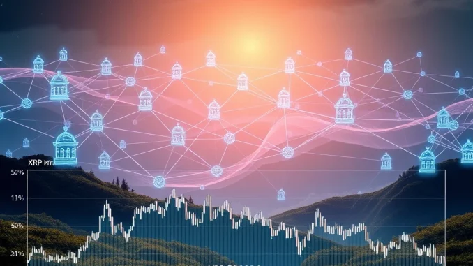 Chart illustrating XRP price volatility and surging volume, highlighting Ripple's utility in the crypto market amidst regulatory challenges.